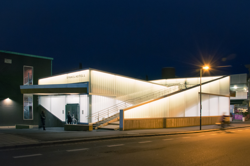lillestrøm bicycle hotel various architects norway designboom 