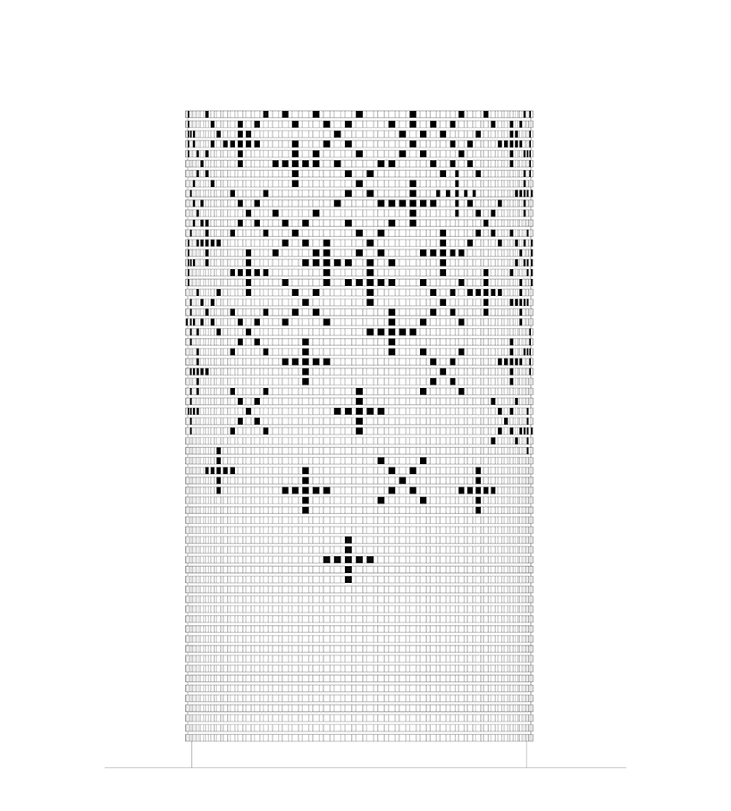 paolo ulian's pixel washbasin for antoniolupi breaks down like an 8bit digital image