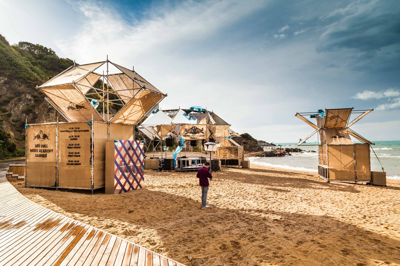 BARN arch. RBMA stage babylon soundgarden music festival kilyos designboom 