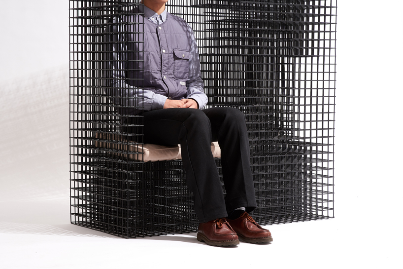 hyukjoon choi stores humans and things in the see-through shelf