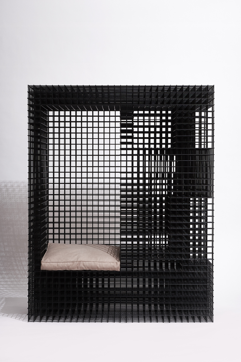 hyukjoon choi stores humans and things in the see-through shelf