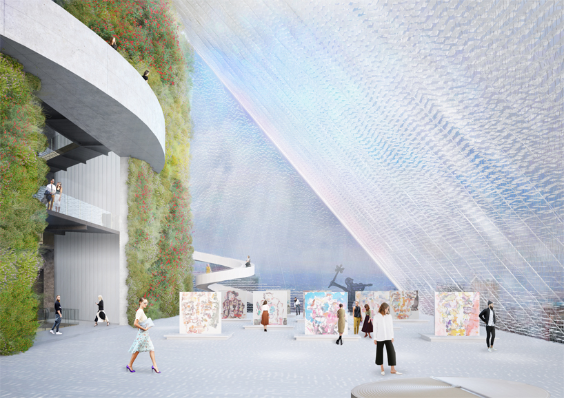 ibda design shares its shimmering proposal for the beirut museum of art