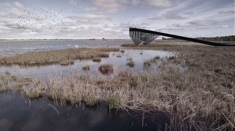 krill observation tower designboom competition birds dutch latvia krill o.r.c.a