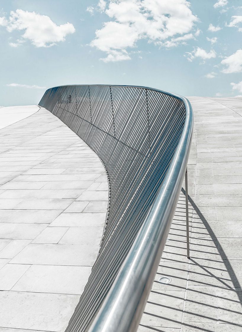 joel filipe explores geometric surfaces of the MAAT museum in lisbon