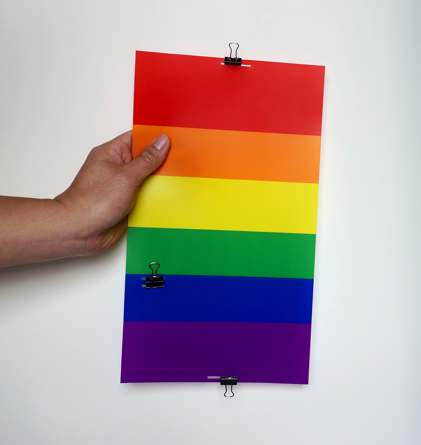 los angeles embraces pride weekend with rainbow-colored pedestrian signals