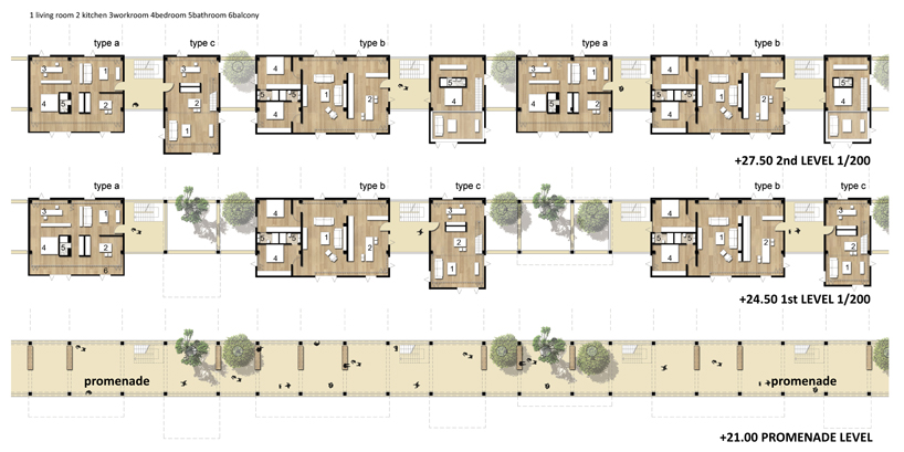 superspace suggests floating housing modules to revitalize the valens archway in istanbul