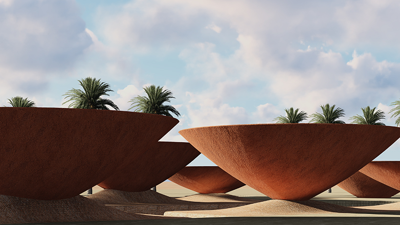 BMDesign's concave roofs offer a solution to water scarcity in iran