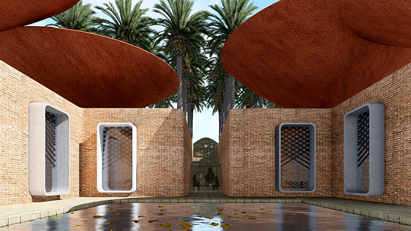 BMDesign's concave roofs offer a solution to water scarcity in iran