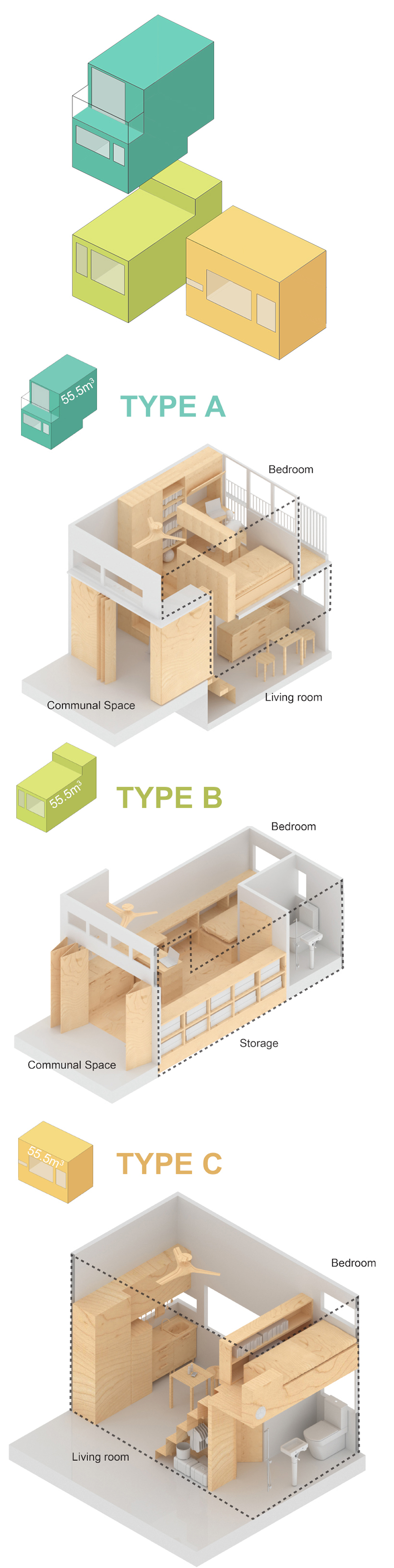 'the pitstop' modular housing concept suggests stackable units where customization is king