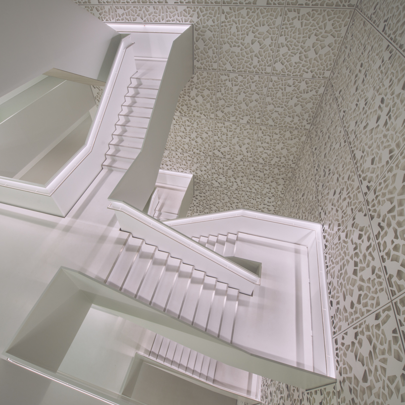 florian w. mueller captures the escher-like stairwells of the university of cologne