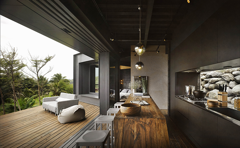 create + think design studio terraces atolan house in taiwan
