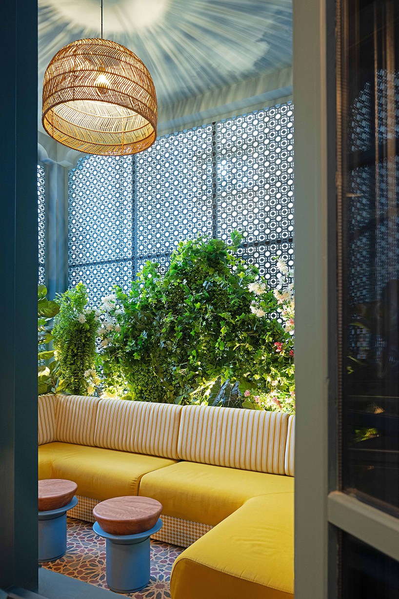 mirrored ceilings and textured glass shape club amis’ layered interiors in beirut - 5