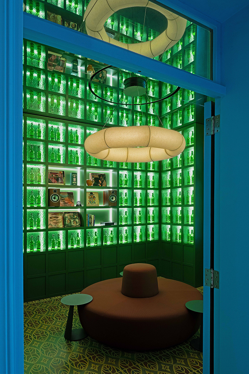 mirrored ceilings and textured glass shape club amis’ layered interiors in beirut - 9