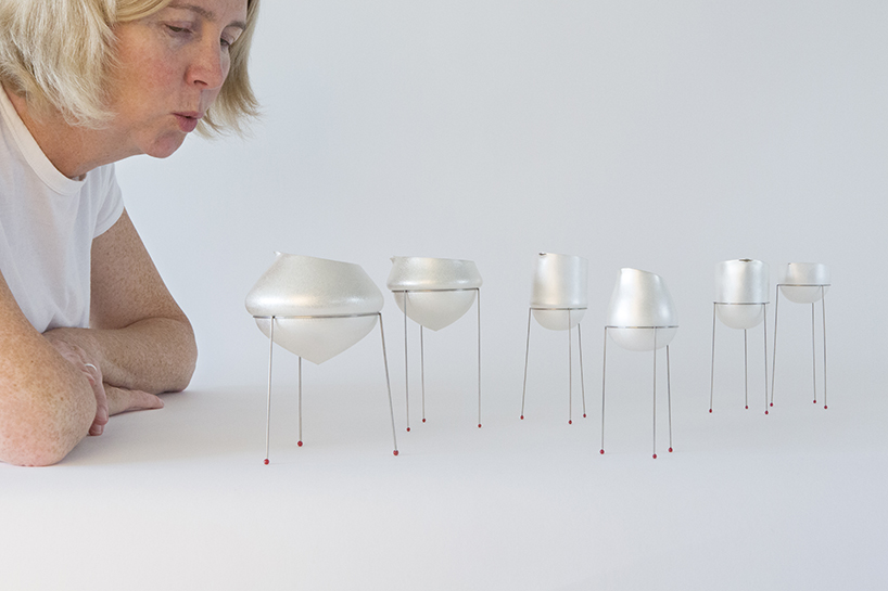 adi toch receptive vessels installation saatchi gallery designboom