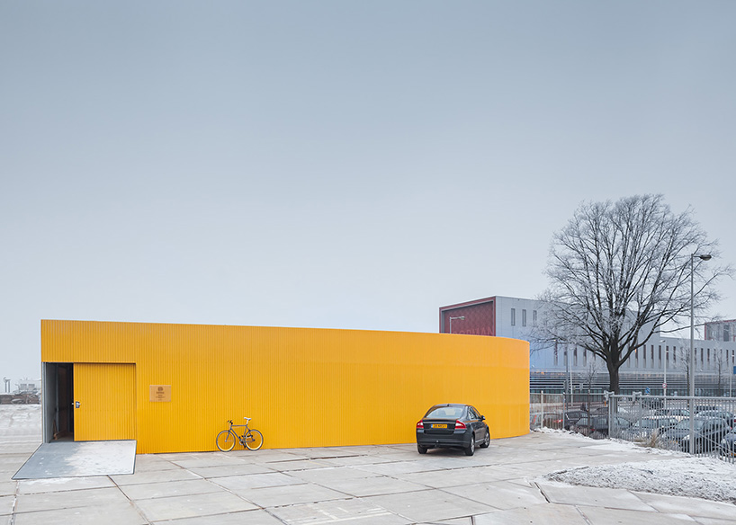 space encounters temporary healthcare centre amsterdam designboom