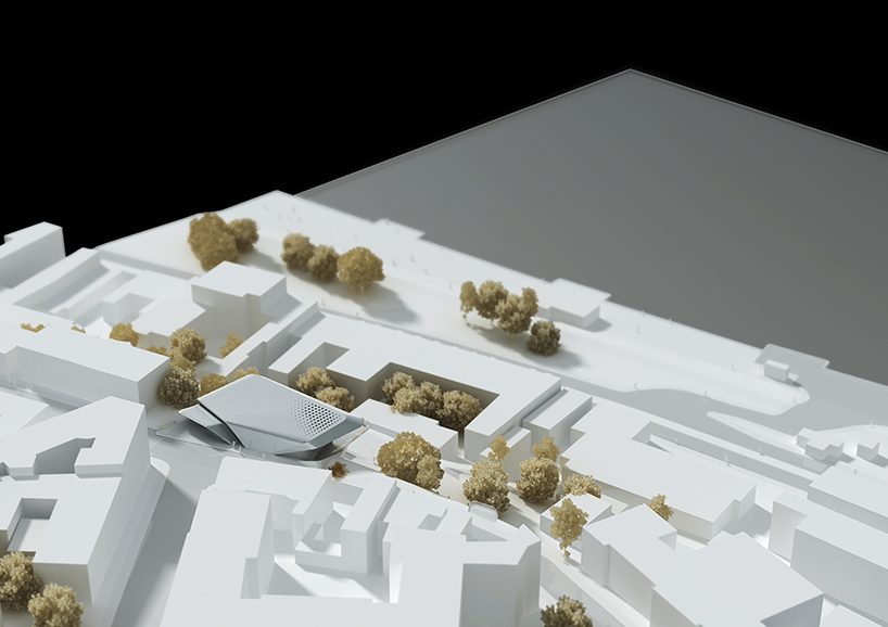 metroscapes imagines an art gallery in belgrade defined by curving terraces