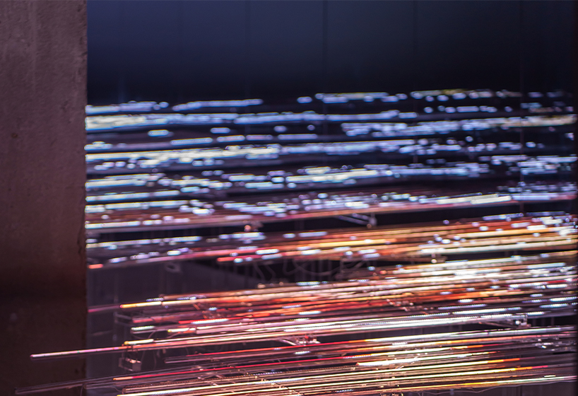 waves of code' light installation explores media reflexivity in 