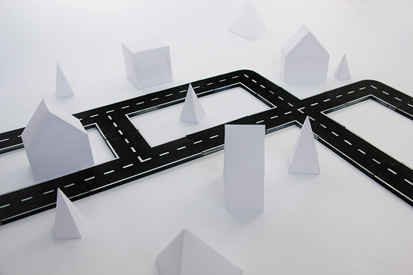 cecilia falc&oacute;n endless road car tracks toy children designboom