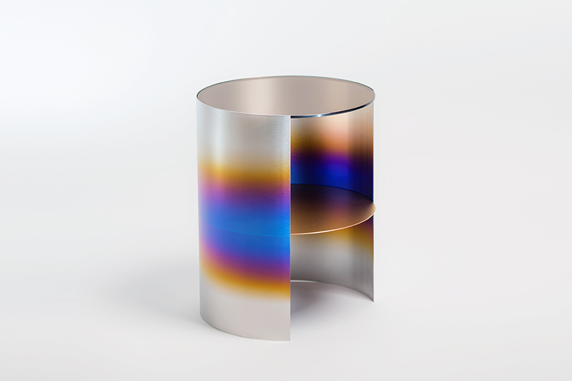 iridescent metal