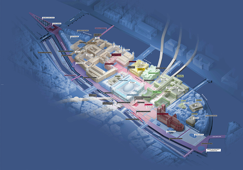 dominique perrault philippe bélaval mission île de la cité proposal designboom