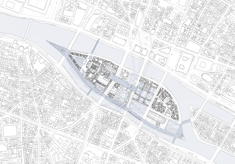 dominique perrault philippe bélaval mission île de la cité proposal designboom