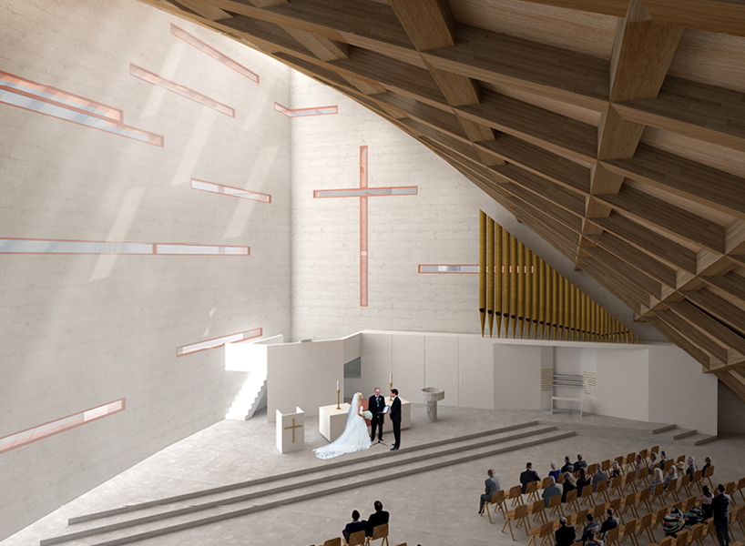 NOMOstudio envisions a multidimensional church in copenhagen