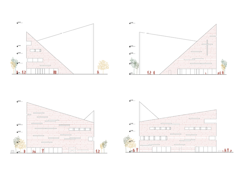 NOMOstudio envisions a multidimensional church in copenhagen