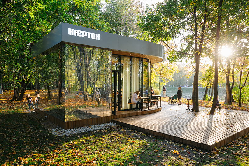 metafizika narton café pavilion moscow designboom
