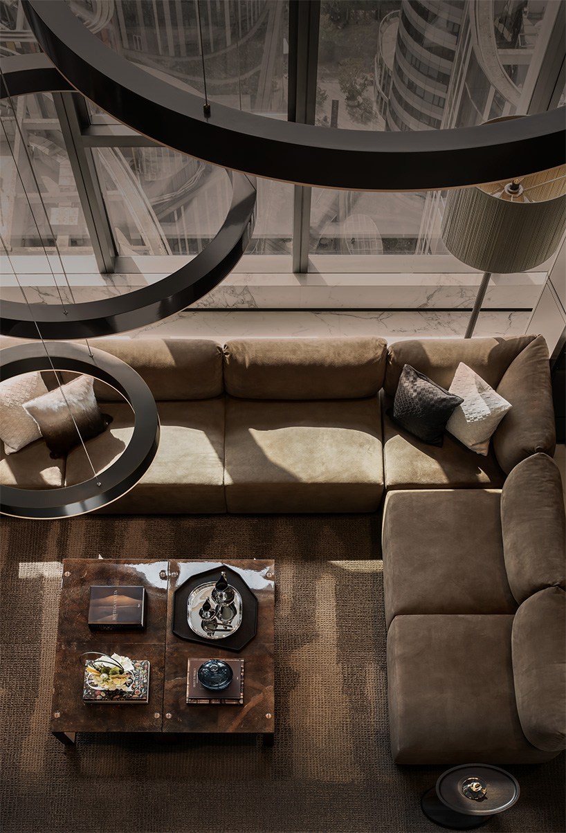 CCD’s luxury apartment in beijing is inspired by the aesthetics of bottega veneta