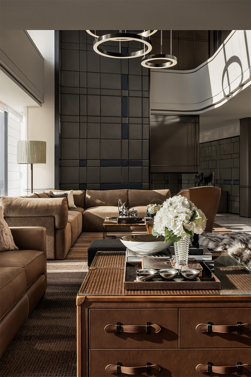 CCD’s luxury apartment in beijing is inspired by the aesthetics of bottega veneta