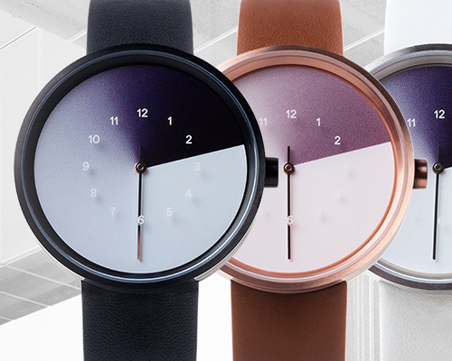 anicorn unveils 'hidden time' watch by jiwoong jung as a color chameleon