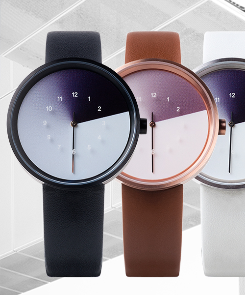 anicorn unveils 'hidden time' watch by jiwoong jung as a color chameleon