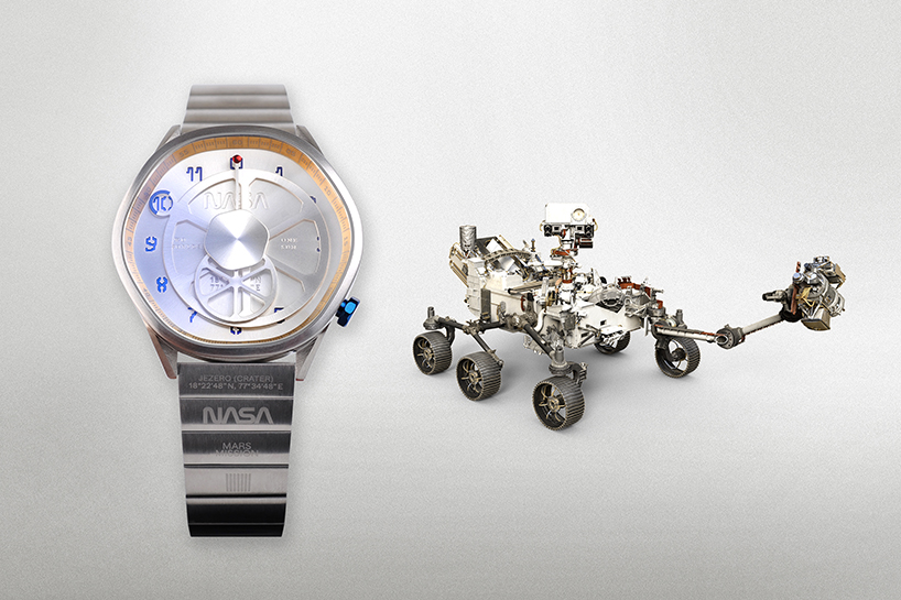 titanium watch with real moon dust from meteorite recalls NASA's apollo 11  landing