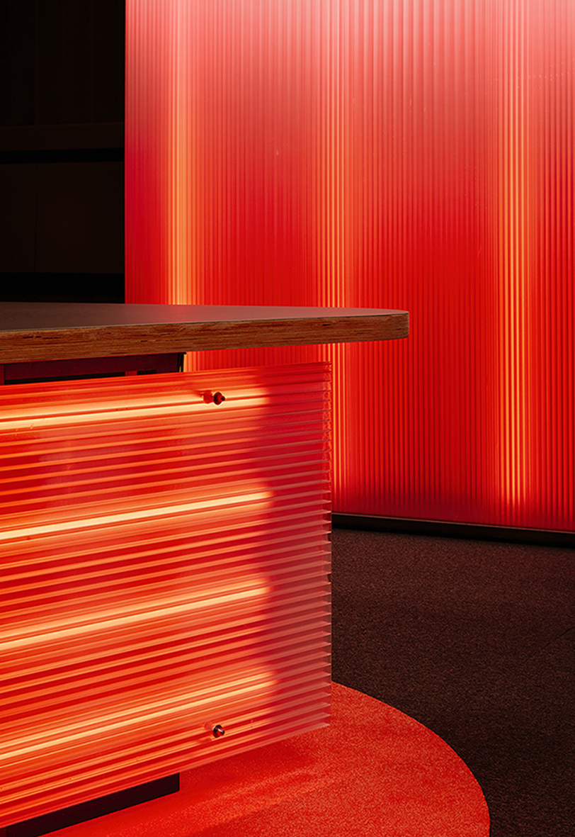 stefano colli redesigns spanish TV station using raw and minimal forms