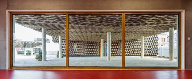 AAVP louis de vion school complex montevrain eco-neighborhood france designboom