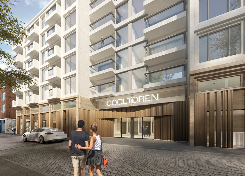V8 architects plans to build a 150 meter high residential tower in the netherlands