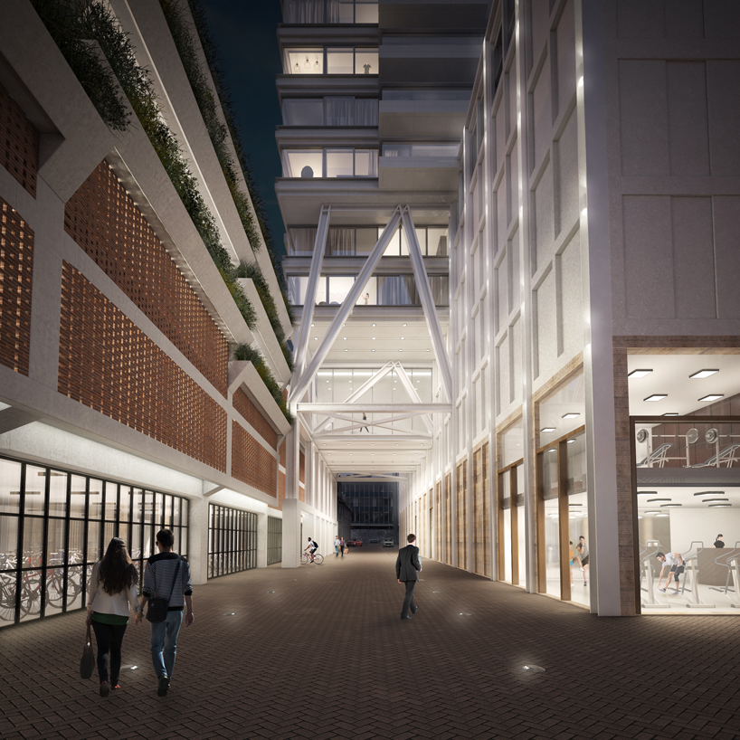 V8 architects plans to build a 150 meter high residential tower in the netherlands