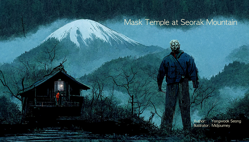 yongwook seong’s AI graphic novel ‘masks temple at seorak mountain’