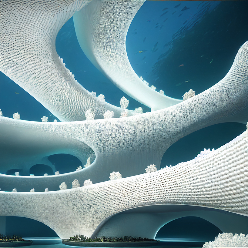 3D printed marine structures revive perishing neo coral city in yongwook seong’s AI art