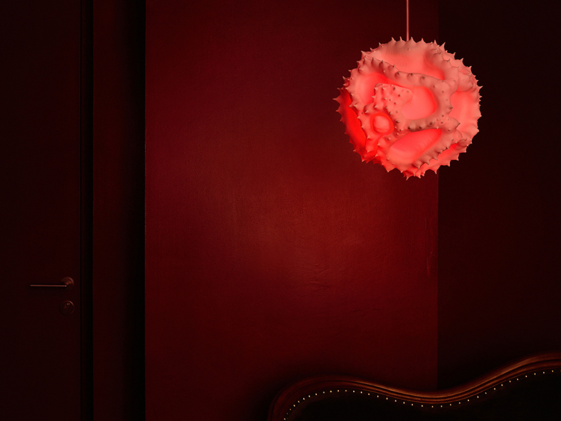 3D-printed pollen lamps by regine cavicchioli, roman jurt + michael kennedy