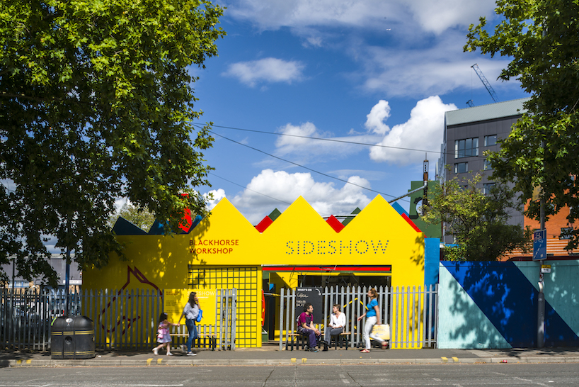 blackhorse workshop's 'SIDESHOW' installation is influenced by london routemaster bus