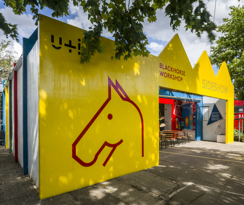 blackhorse workshop's 'SIDESHOW' installation is influenced by london routemaster bus