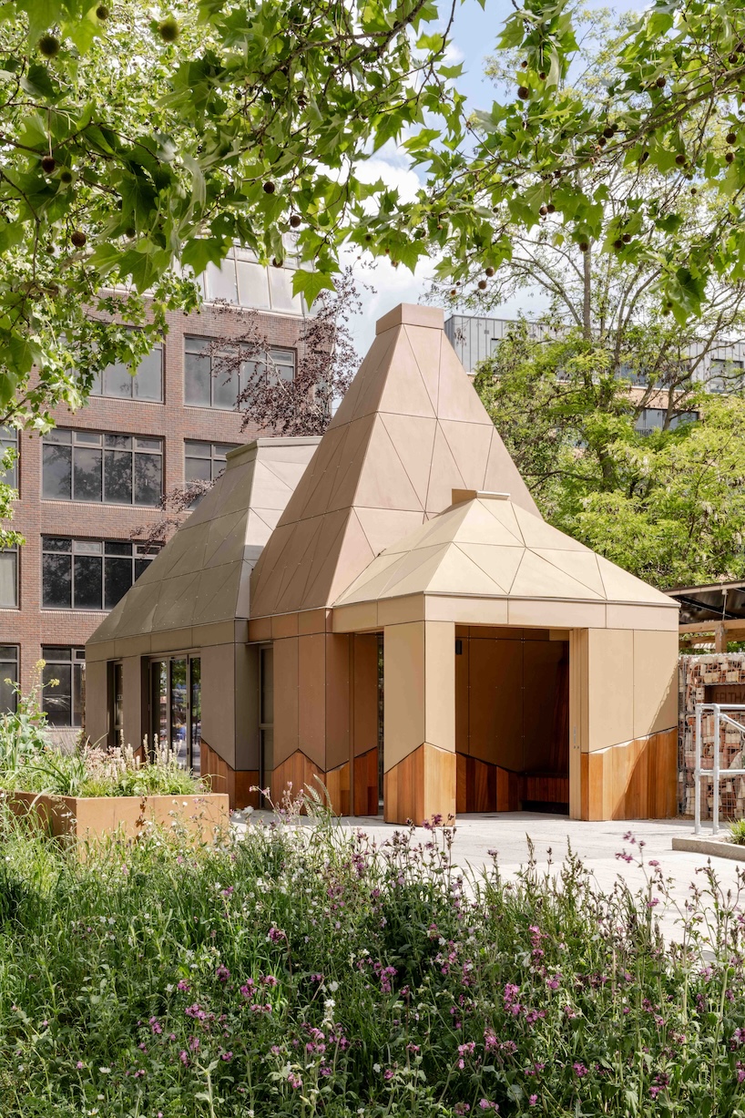 cone shaped cabin opens in south london 1