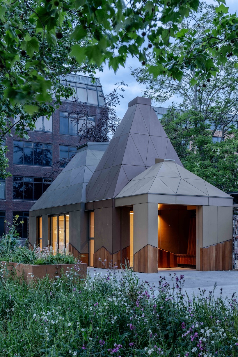 cone shaped cabin opens in south london 10