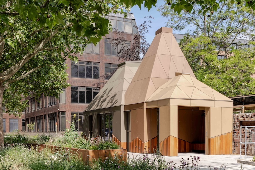 cone shaped cabin opens in south london 4