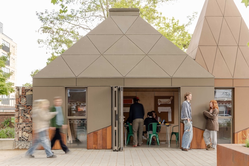 cone shaped cabin opens in south london 6