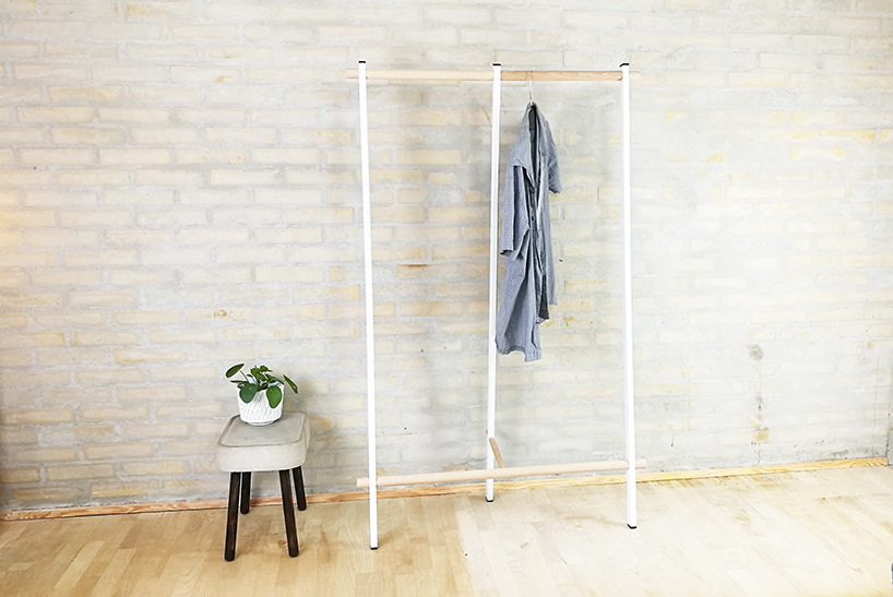 bezat design's stix coat hanger embodies sustainable danish design