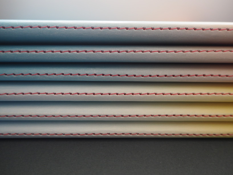 onedesignspace's notebooks capture time in three different colour gradients