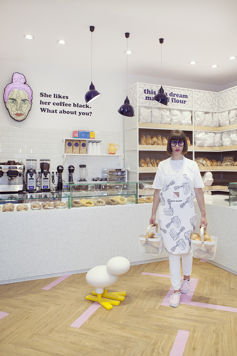 studiomateriality transforms a bakery in central athens using american pop references