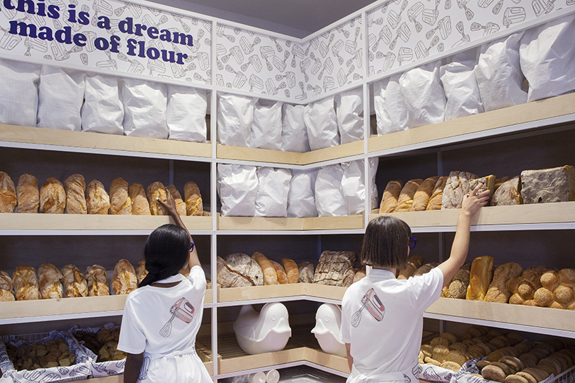 studiomateriality transforms a bakery in central athens using american pop references